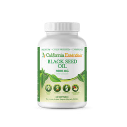 Black Seed Oil Softgels - 1000mg Premium Cold Pressed Nigella Sativa from Cumin Seeds - Antioxidant & Anti Inflammatory for Heart Health, Immune Support Supplement