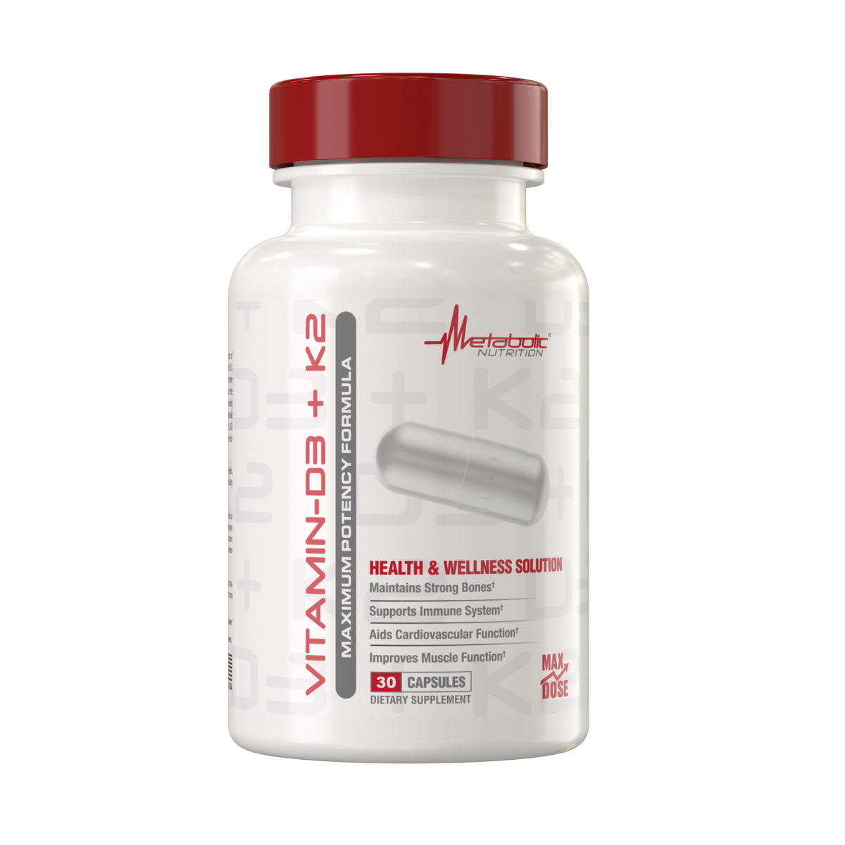 Vitamin D3+K2 - Metabolic Nutrition
