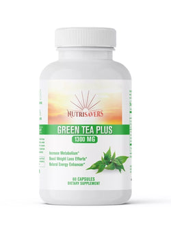 Green Tea Plus Naturally Increases Metabolism Boost Weight Loss Efforts - 60 Cap