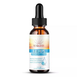 B-12 Vitamin Drops Supports Healthy Skin - Improve Overall Health - 2 fl oz