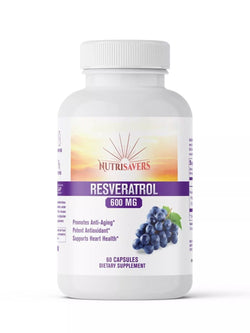Resveratrol, Joints pain, Anti-Aging, Weight Loss, Vegetable Capsules - 60 Caps