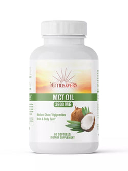 MCT Oil Supports Weight Loss Helps Control Appetite Boosts Energy Levels - 60 ct