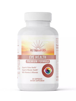 Eye Health Supplement - Eye Strain Support, Vision Health Care, 60 Capsules