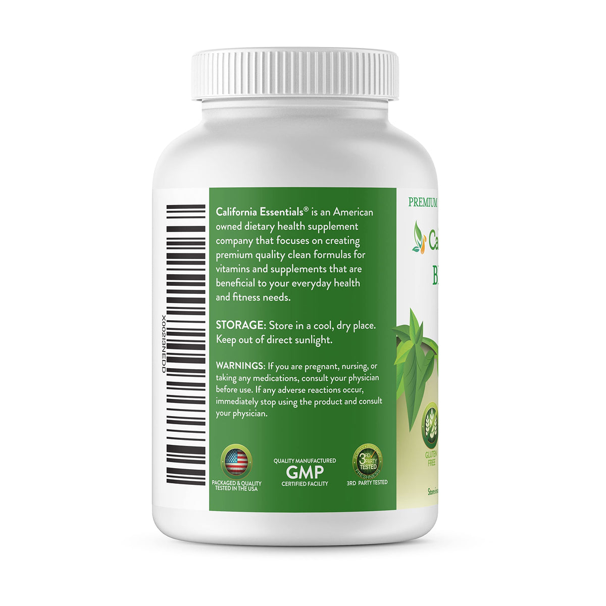 California Essentials Black Seed Oil 1000mg Softgels - Cold Pressed Nigella Sativa - Antioxidant & Immune Support
