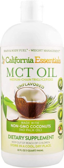 California Essentials Medium-Chain Triglycerides (MCT) NON-GMO Coconut Oil