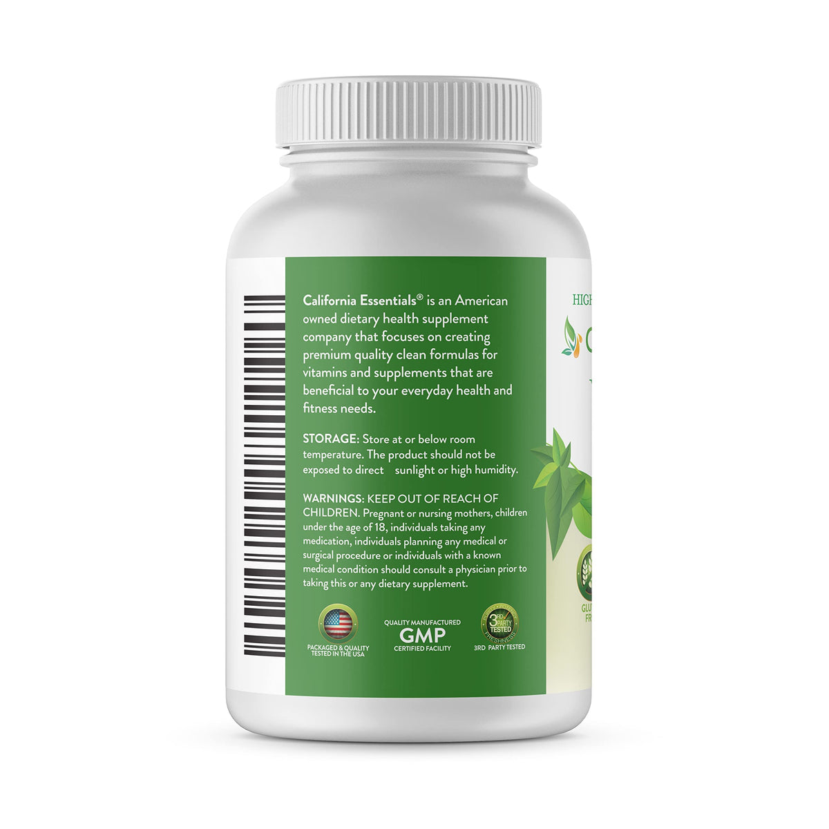 California Essentials Vitamin D3 10000 IU Softgels with Organic Olive Oil - Immune & Bone Support
