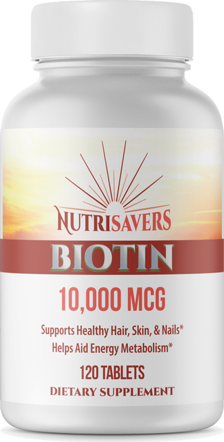 NutriSavers Biotin 10,000 mcg 2-pack